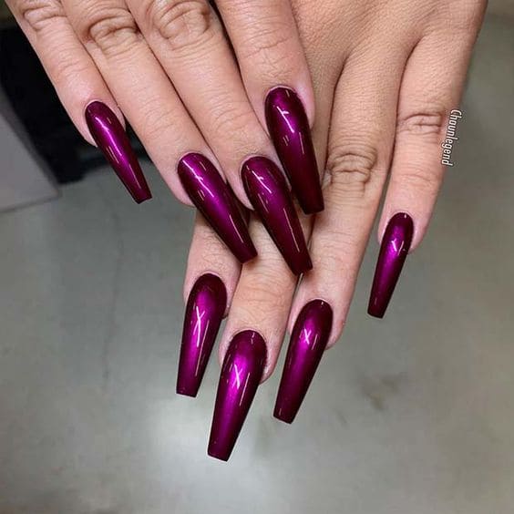 Plum Nail Ideas 6