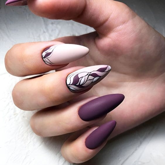 Plum Nail Ideas 7