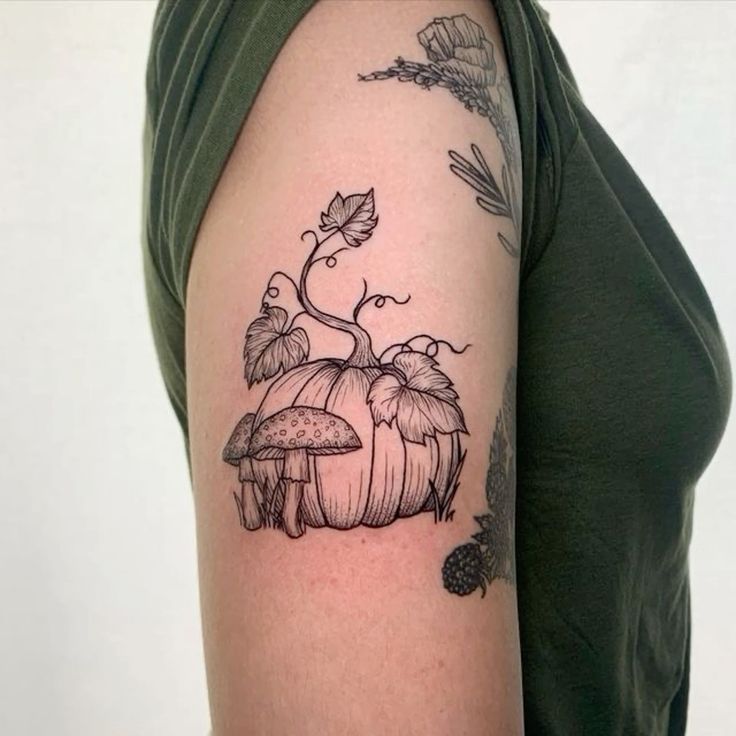 Pumpkin Fall Tattoos 2