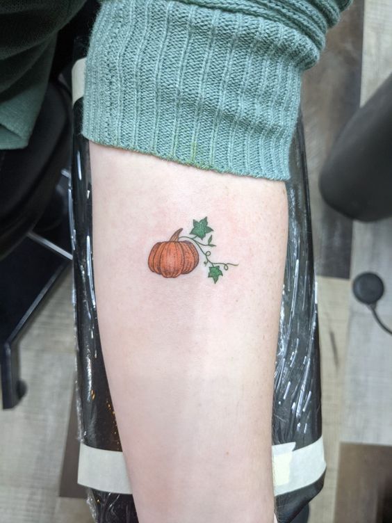 Pumpkin Fall Tattoos 4