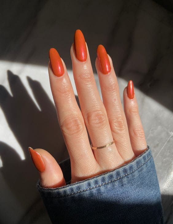 Rust Red Nail Ideas 2