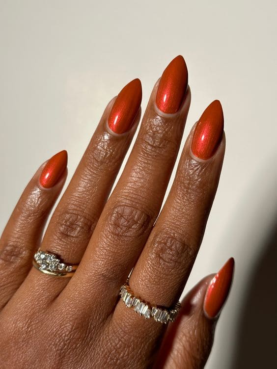 Rust Red Nail Ideas 5