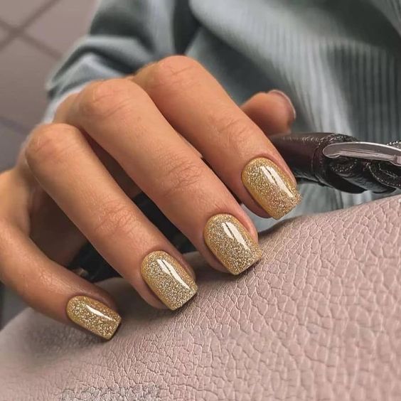 Shimmer Short Fall Nail Ideas 3