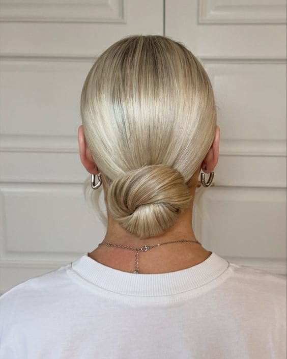 Sleek Low Buns 4