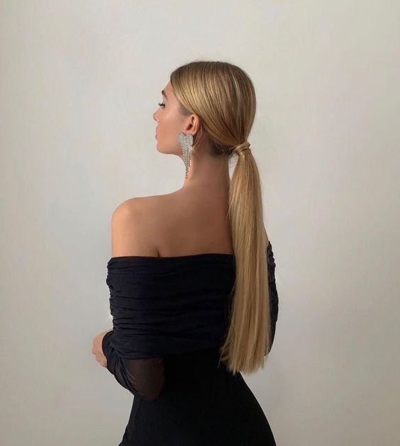 Sleek Straight Ponytail 1