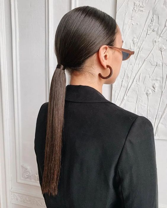 Sleek Straight Ponytail 5