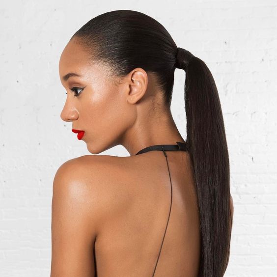 Sleek Straight Ponytail 7