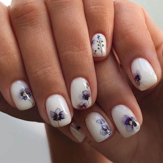 Small Flower Nail Arts 7