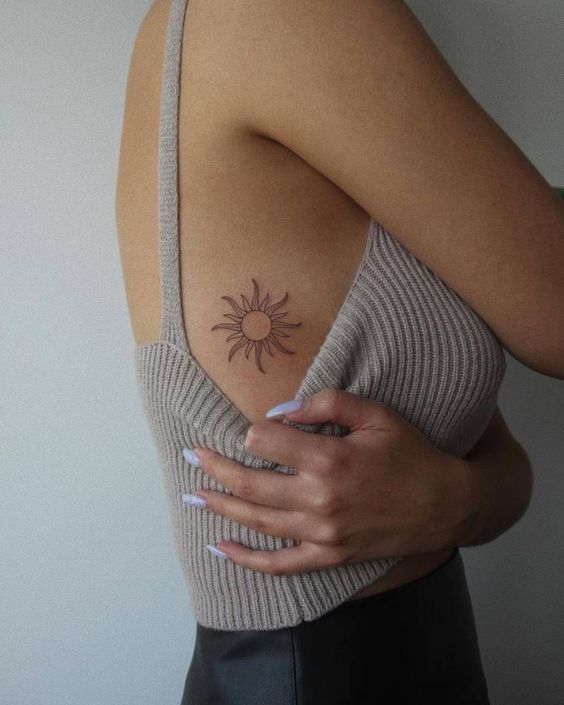 Sun Rib Tattoos 4