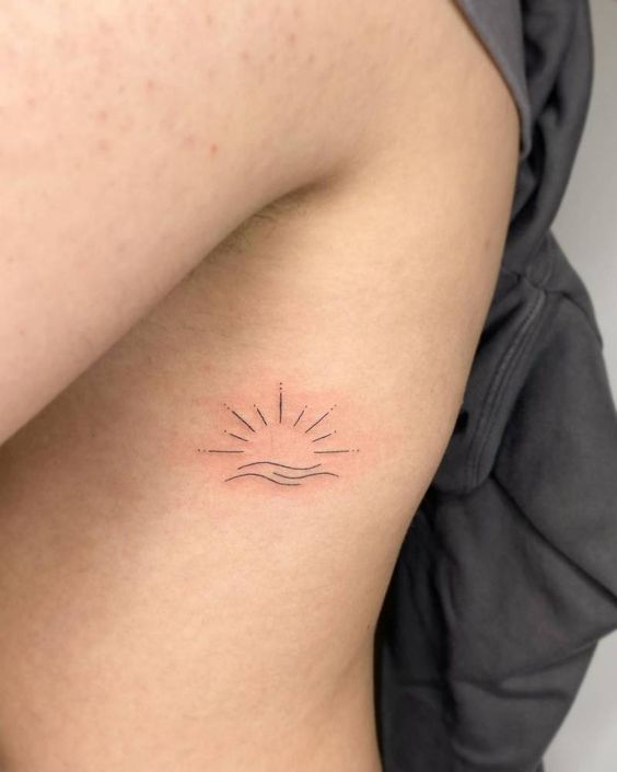 Sun Rib Tattoos 7