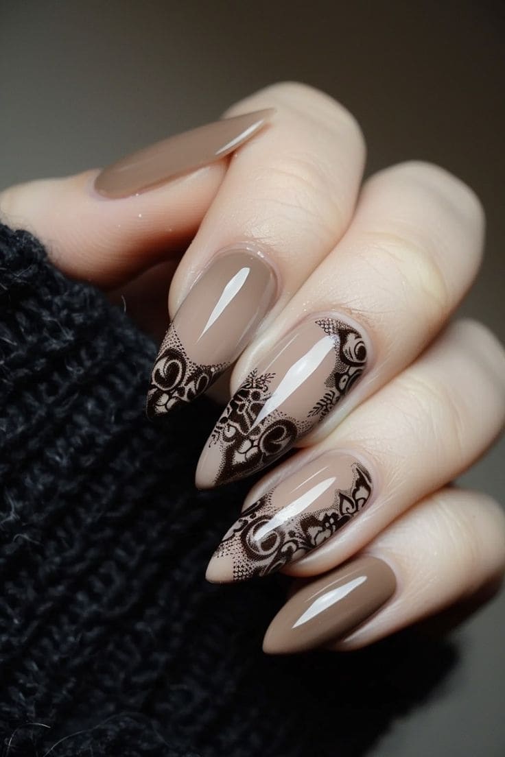 Taupe Nail Color 6