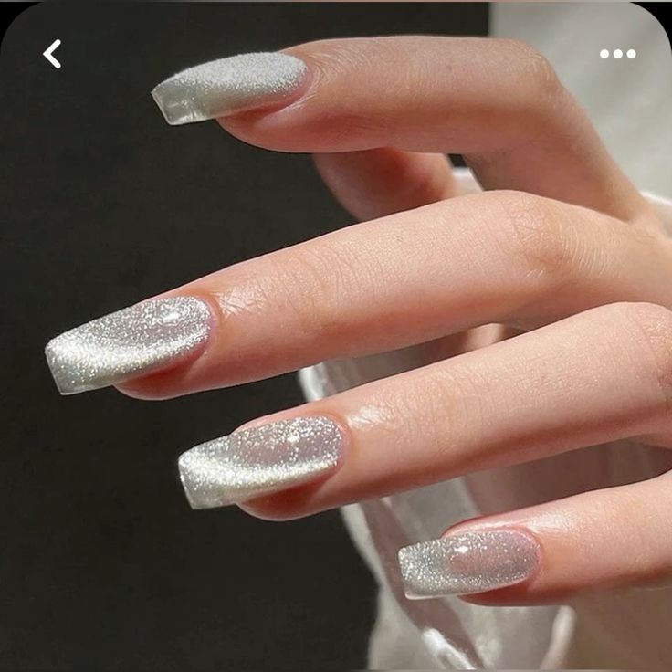 White Cat Eye Nails 2