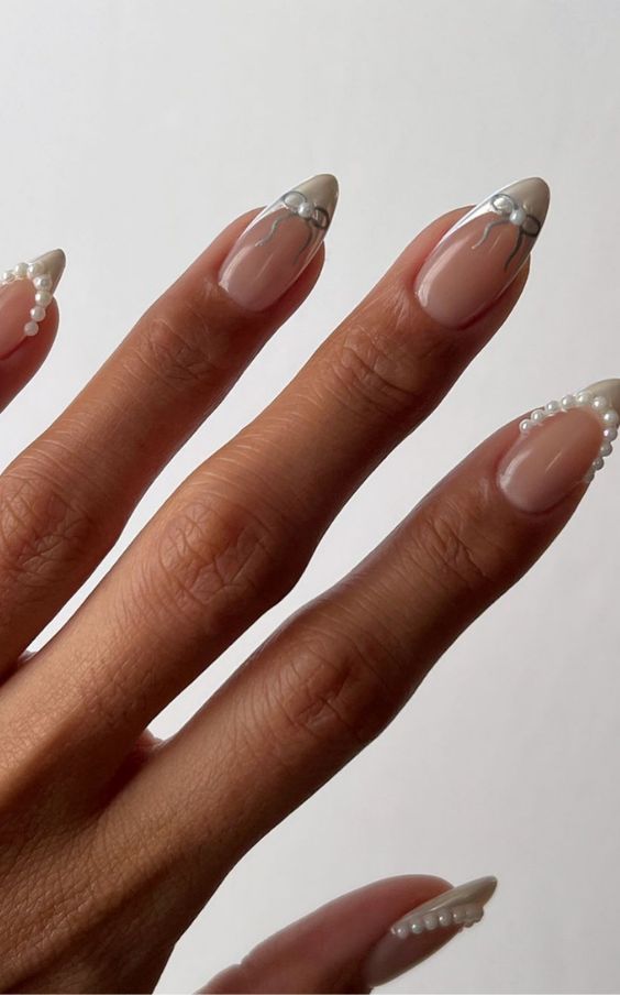 White French Tips With A Twist 6