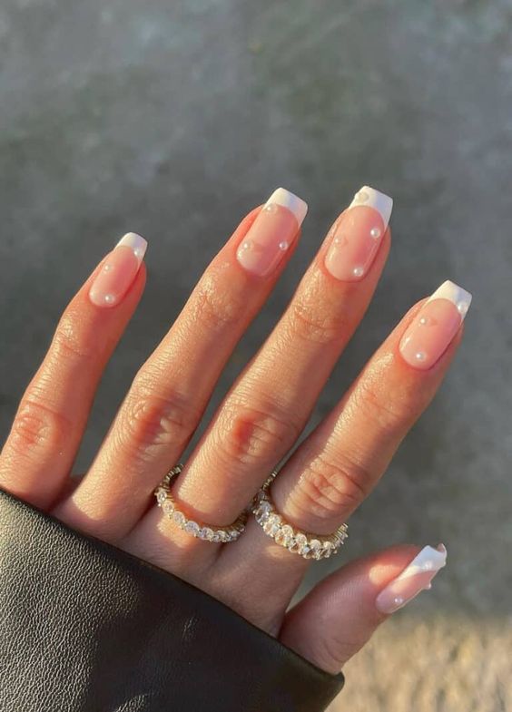 White French Tips With A Twist 7