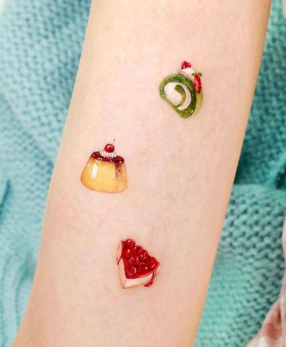 Yummy Dessert Tattoos 4