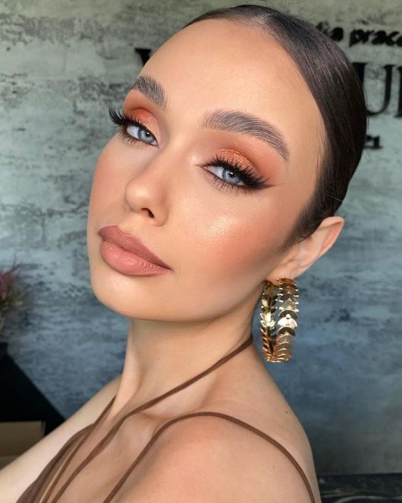 Apricot Fall Makeup Trends 1