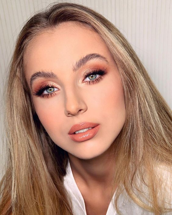 Apricot Fall Makeup Trends 4