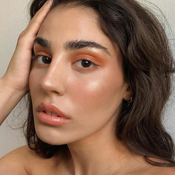 Apricot Fall Makeup Trends 5