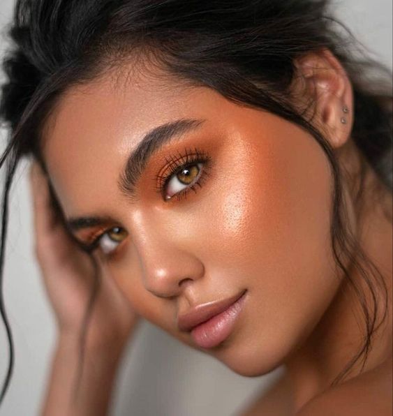 Apricot Fall Makeup Trends 6