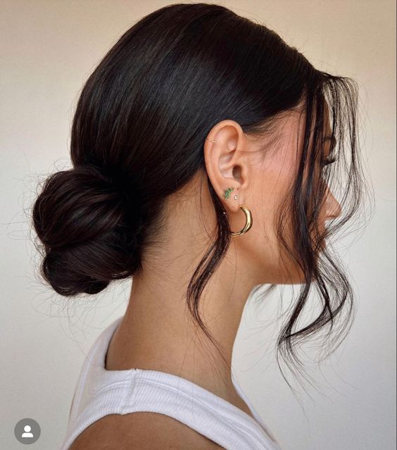 Casual Low Bun 5