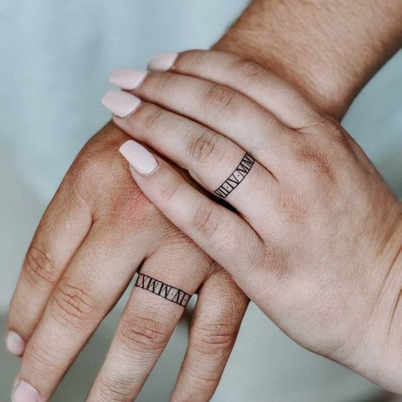 Date Finger Tattoos 8