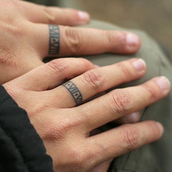 Date Finger Tattoos 9