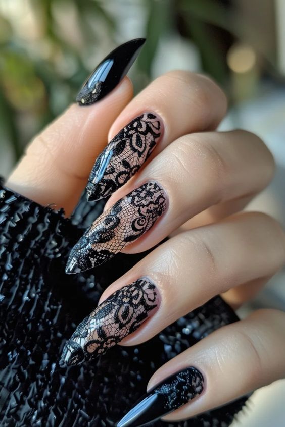 Lace Nail Art 3