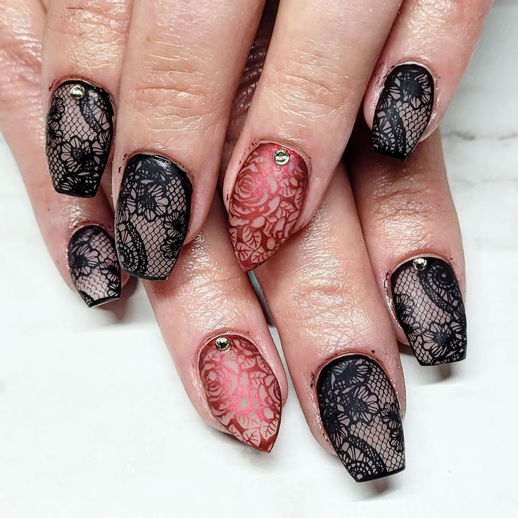 Lace Nail Art 6