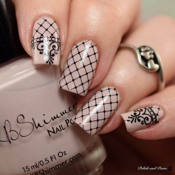 Lace Nail Art 7