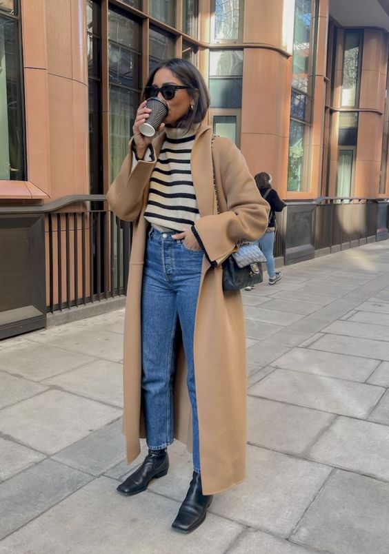 Long Coat Comfy Fall Outfits 5