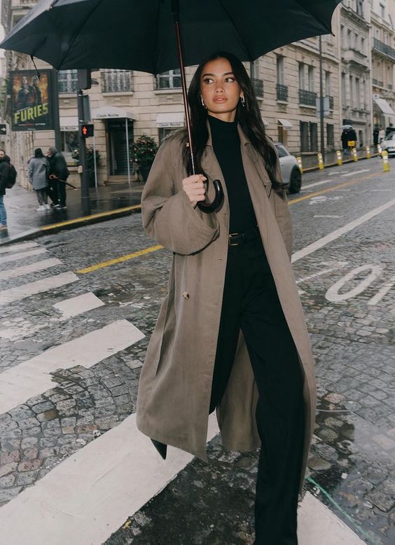 Long Coat Comfy Fall Outfits 7