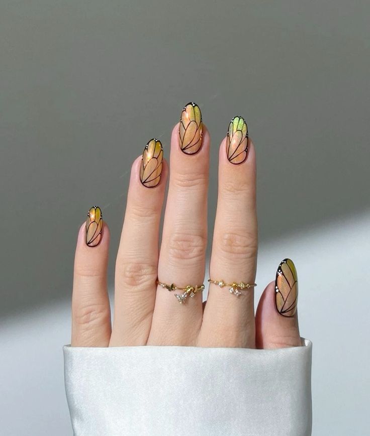 Monarch Nail Art 3