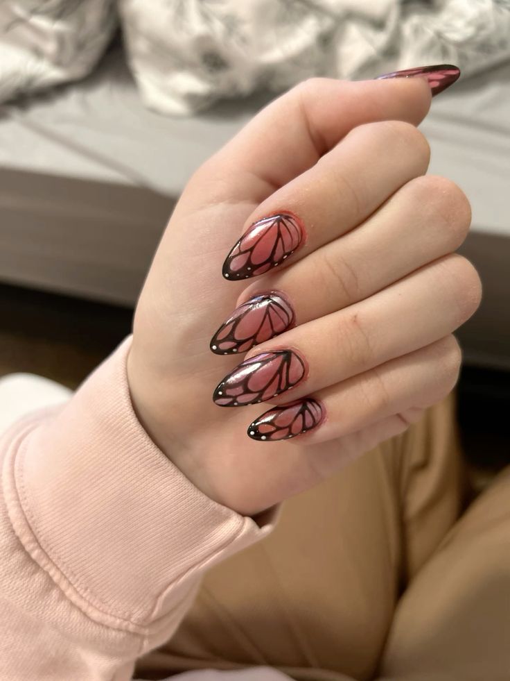 Monarch Nail Art 8