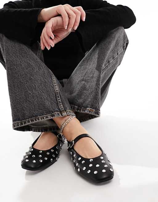 Studded Ballet Flats 3