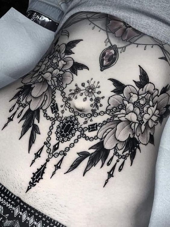 Symmetrical Waist Tattoos 10