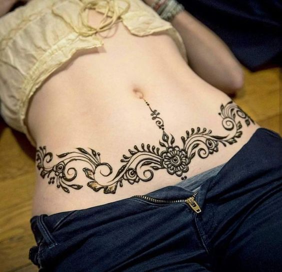 Symmetrical Waist Tattoos 3