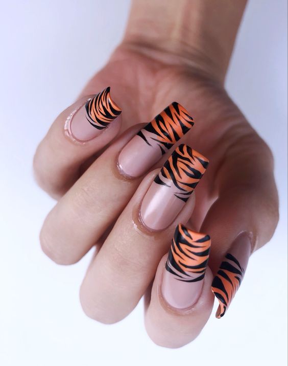 Tiger Nail Art 6