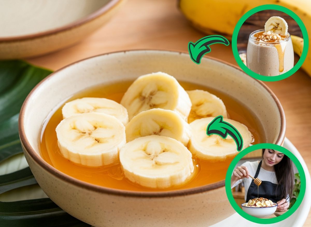 B747-Thumb-Eating-Banana-Mixed-With-Honey