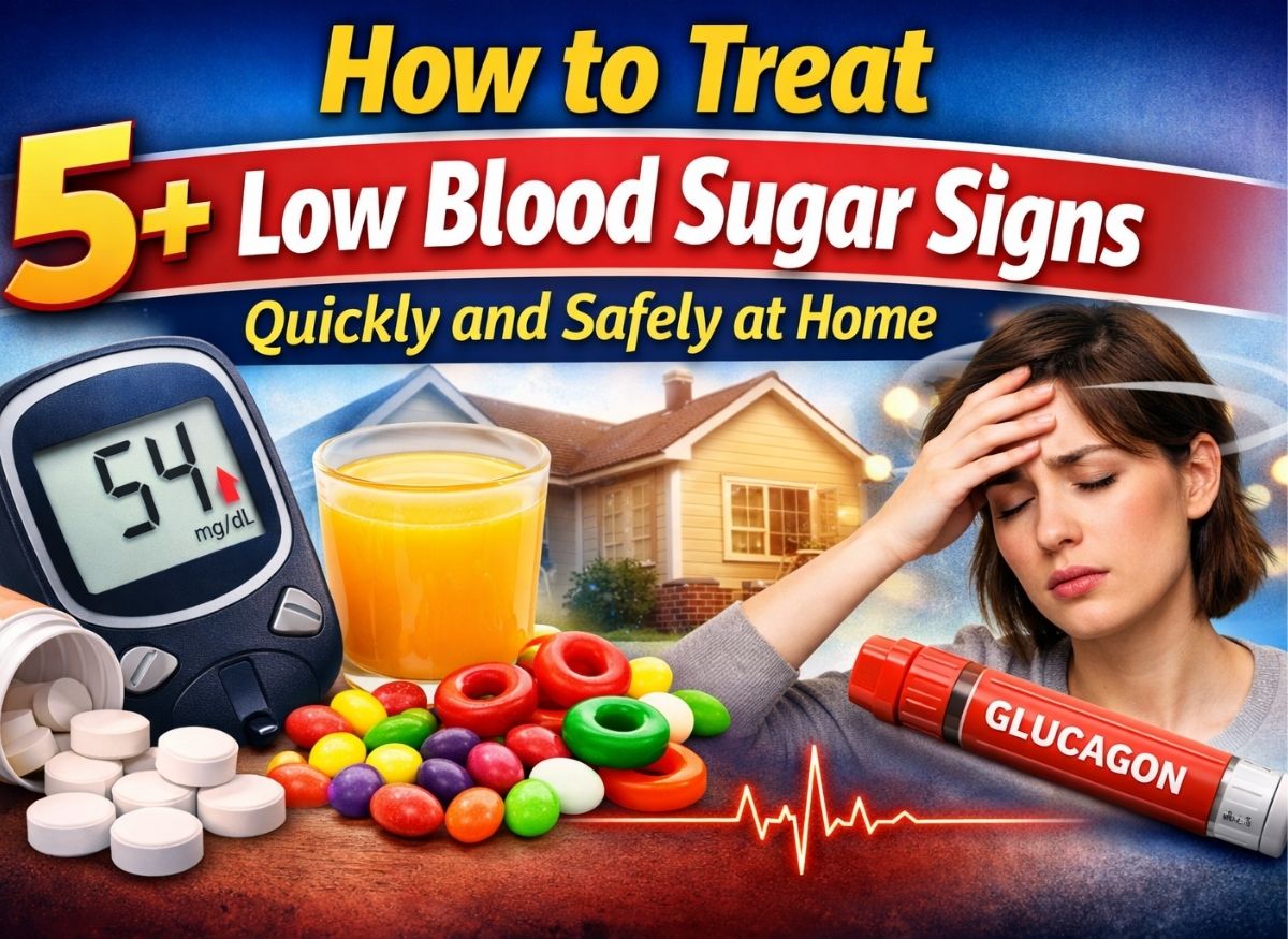 How to Treat 5+ Low Blood Sugar Signs Quickly and Safely at Home