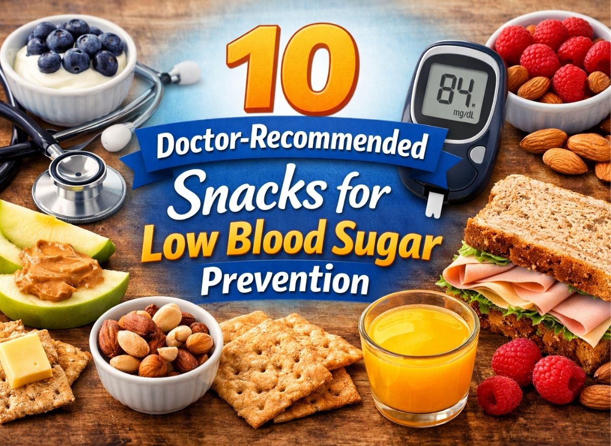 10 Doctor-Recommended Snacks for Low Blood Sugar Prevention