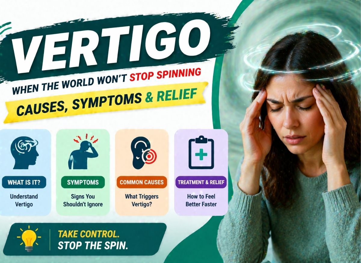 6 Common Causes of Vertigo and How to Manage the Spinning Sensation