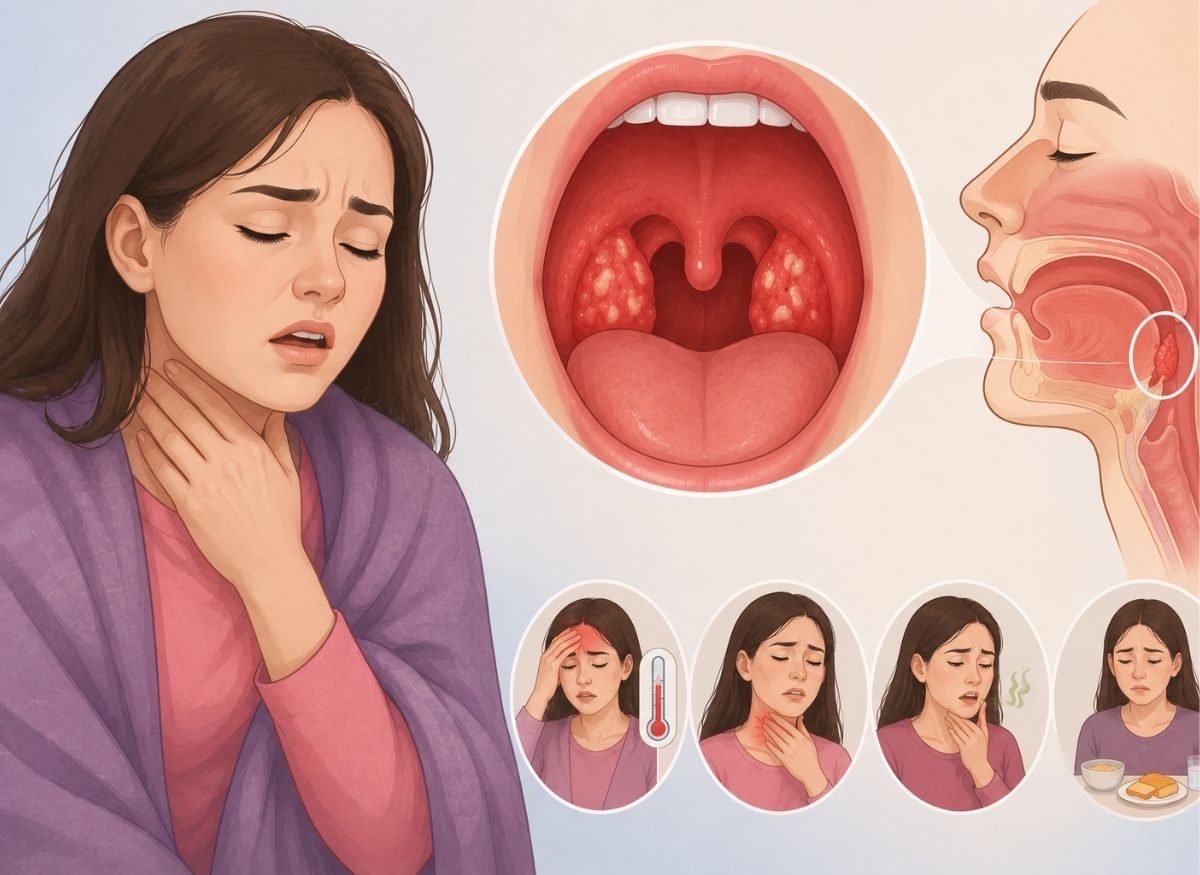 5+ Common Symptoms of Tonsillitis and When to See a Doctor